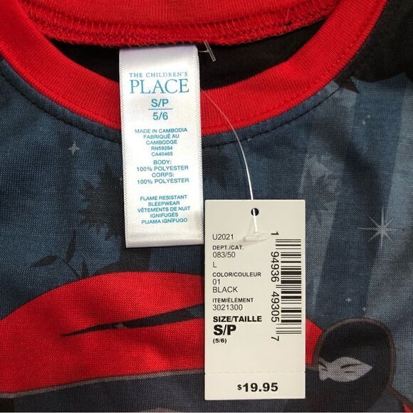 Ninja Master Children’s Place boys shorts and tank top set size small 5/6 - Picture 7 of 7